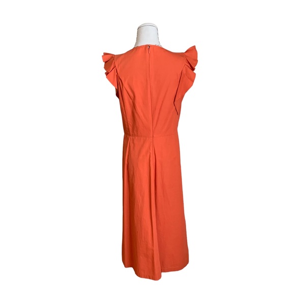 Vintage y2k Hussein Chalayan Orange Minimalist Avant Garde Cotton Dress M/L - Picture 6 of 9